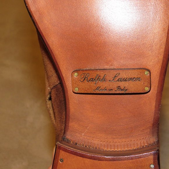 Ralph Lauren Purple Label Macon II Brown Snuff Suede Jodhpur Boot 7D NWB $1250 - Picture 9 of 14